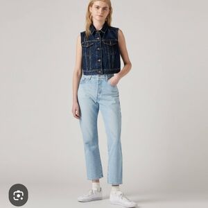 Levi's 501 original Ankle  Vintage Jean Light Wash 28 Short